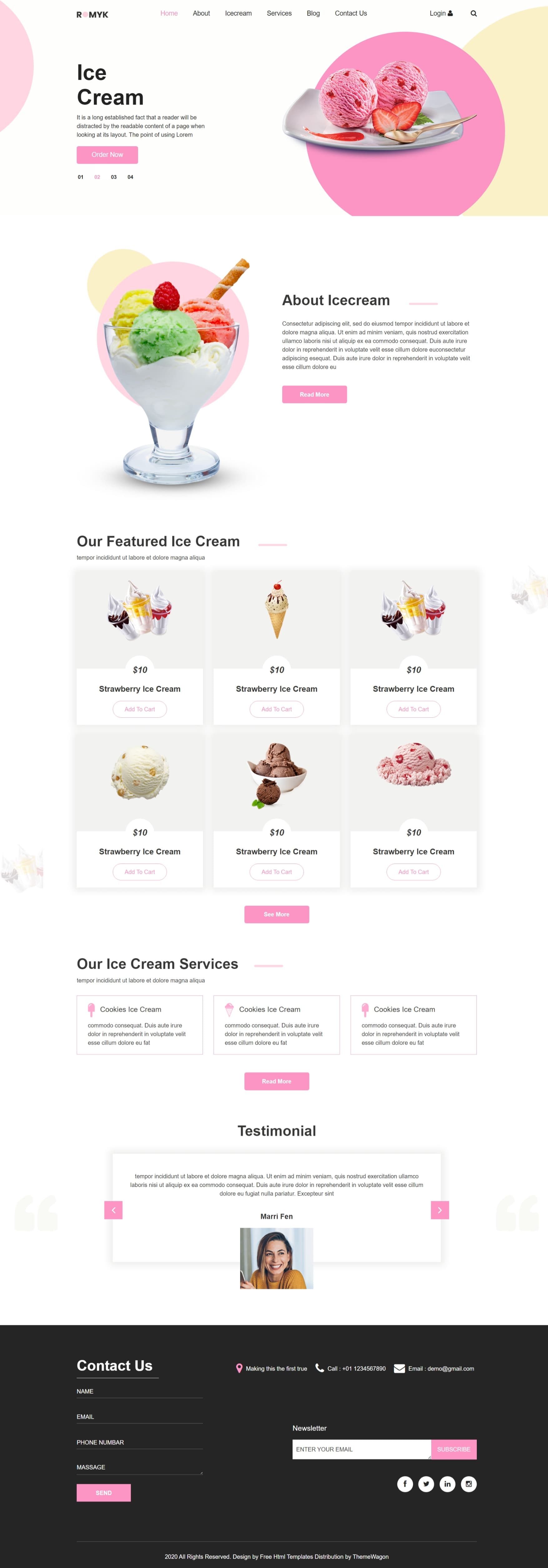 Business Landing Page Design